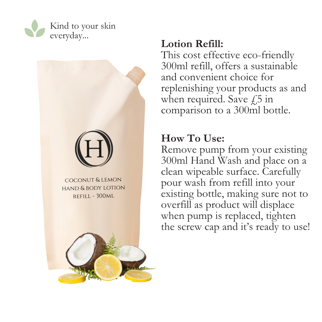 Coconut & Lemon Hand & Body Lotion - 300ml