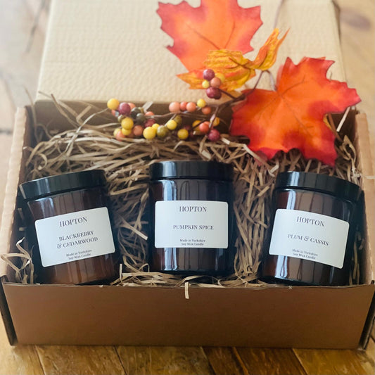 Autumn Trio Candle Gift Box