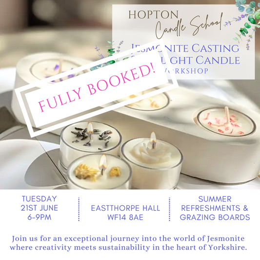 SAT 21st JUNE - JESMONITE & TEALIGHT WORKSHOP