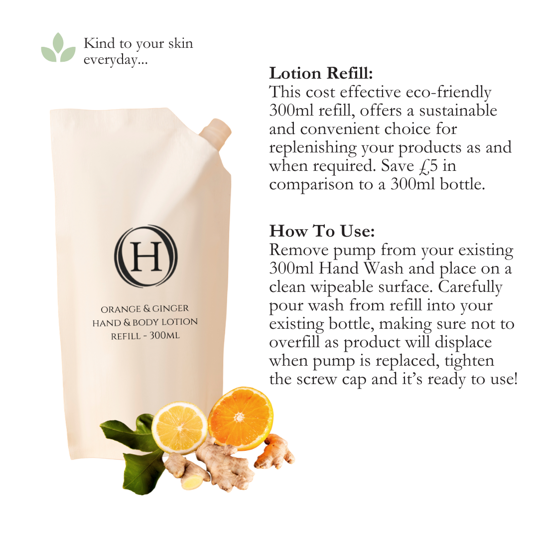 Ginger & Orange Hand & Body Lotion - 300ml