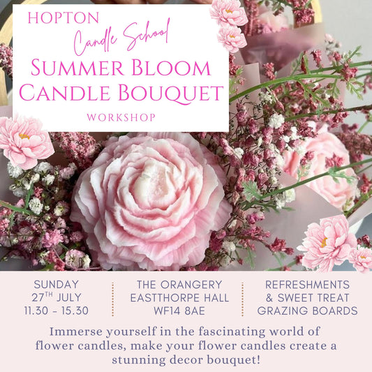 SUN 27th JULY - BLOOM CANDLE BOUQUET WORKSHOP