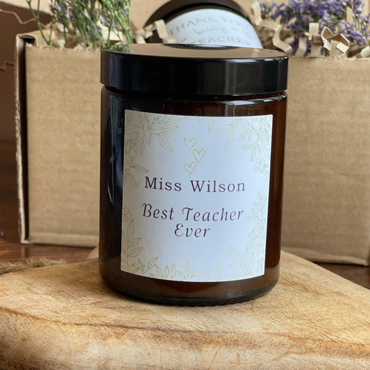 BEST TEACHER EVER - Candle Gift