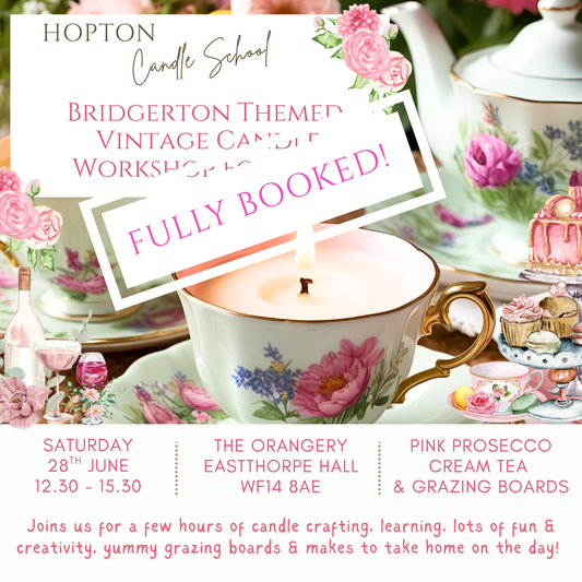 SAT 28th JUNE - VINTAGE CANDLE WORKSHOP FOR TWO